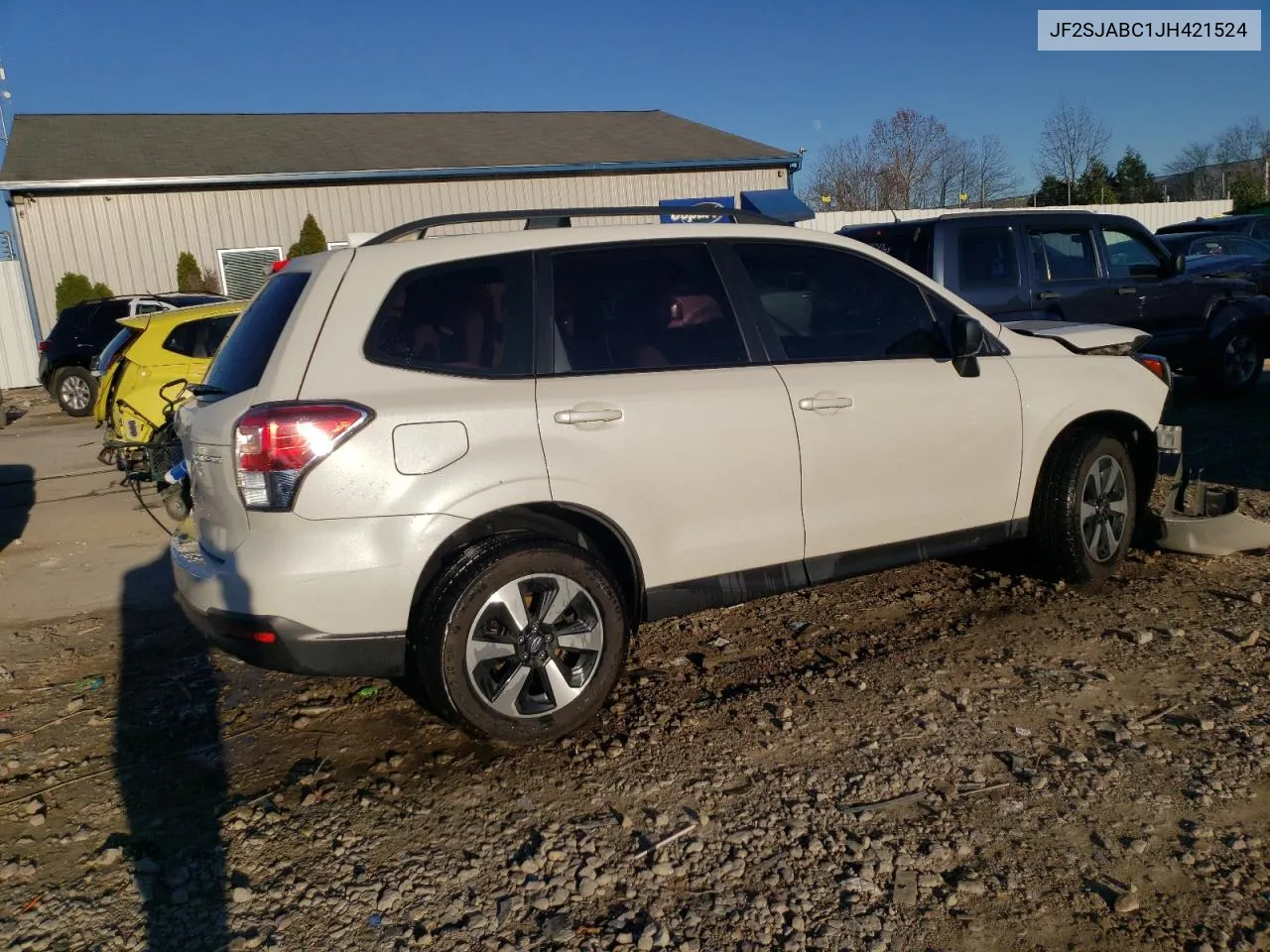 2018 Subaru Forester 2.5I VIN: JF2SJABC1JH421524 Lot: 80154074