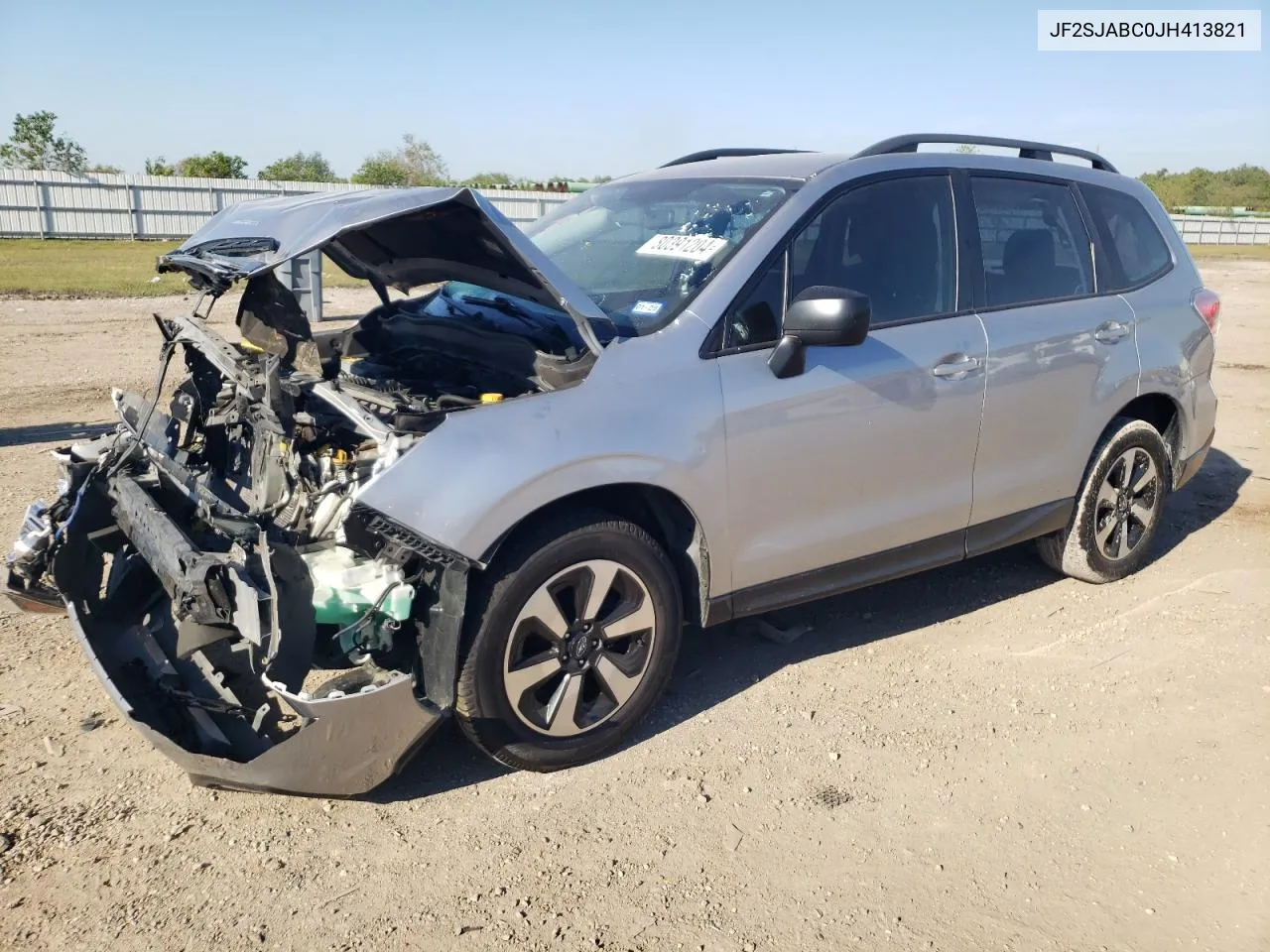 2018 Subaru Forester 2.5I VIN: JF2SJABC0JH413821 Lot: 80391204