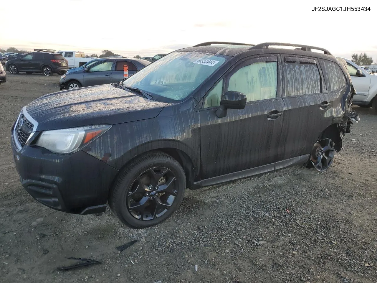 2018 Subaru Forester 2.5I Premium VIN: JF2SJAGC1JH553434 Lot: 80956444