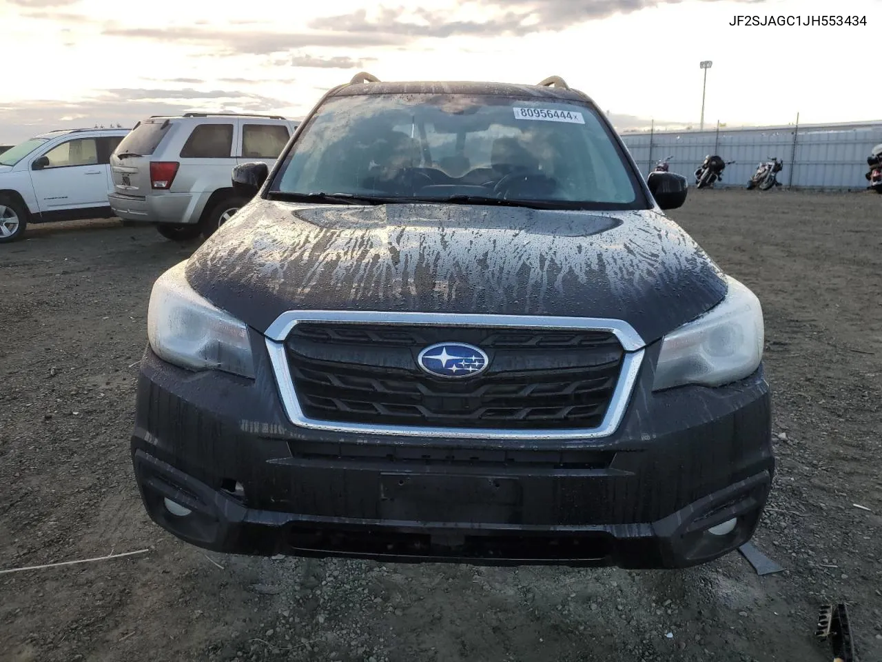 2018 Subaru Forester 2.5I Premium VIN: JF2SJAGC1JH553434 Lot: 80956444