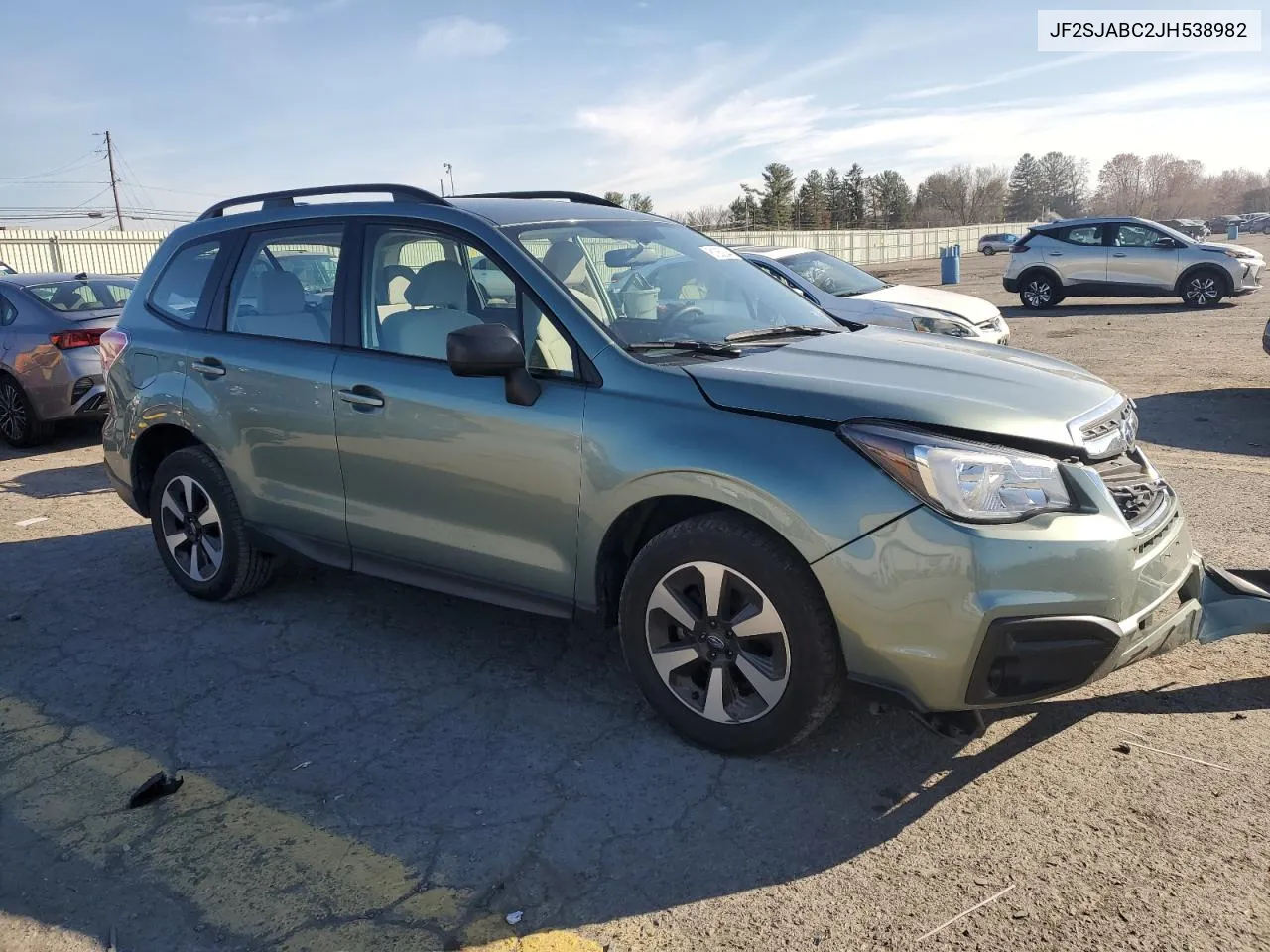 2018 Subaru Forester 2.5I VIN: JF2SJABC2JH538982 Lot: 81062044