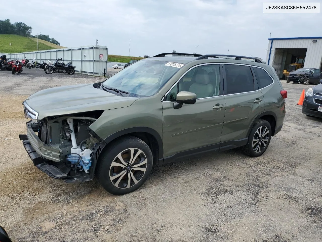 2019 Subaru Forester Limited VIN: JF2SKASC8KH552478 Lot: 59275214