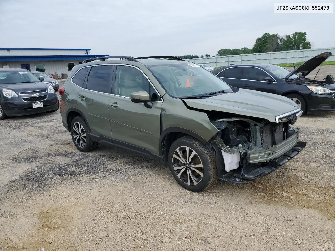 2019 Subaru Forester Limited VIN: JF2SKASC8KH552478 Lot: 59275214