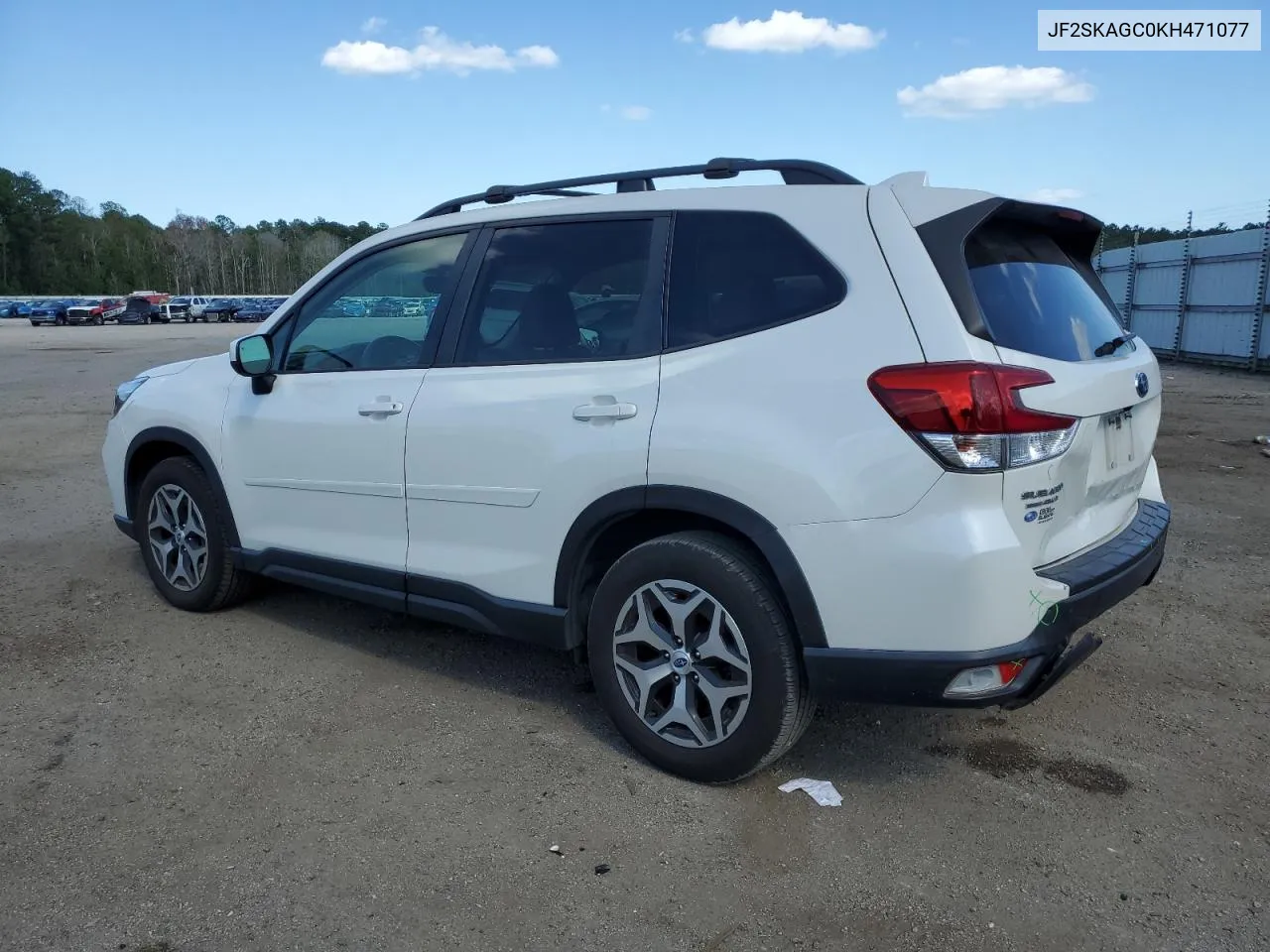 2019 Subaru Forester Premium VIN: JF2SKAGC0KH471077 Lot: 59334184