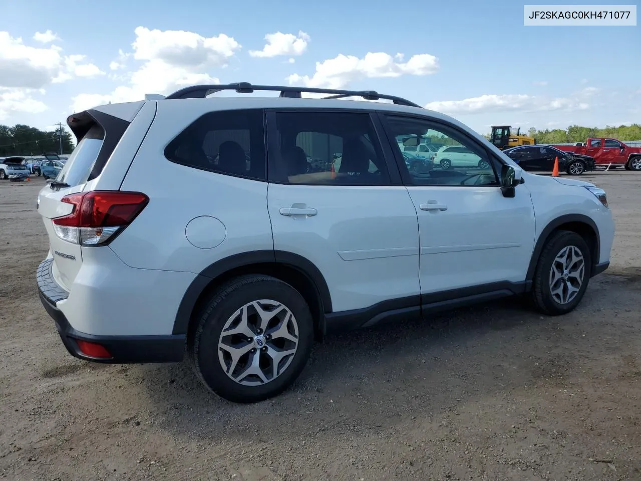 2019 Subaru Forester Premium VIN: JF2SKAGC0KH471077 Lot: 59334184