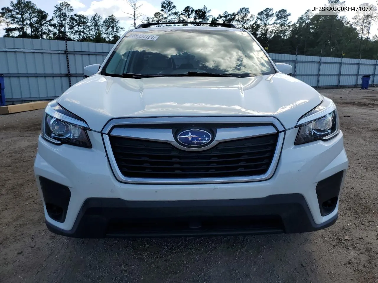 2019 Subaru Forester Premium VIN: JF2SKAGC0KH471077 Lot: 59334184