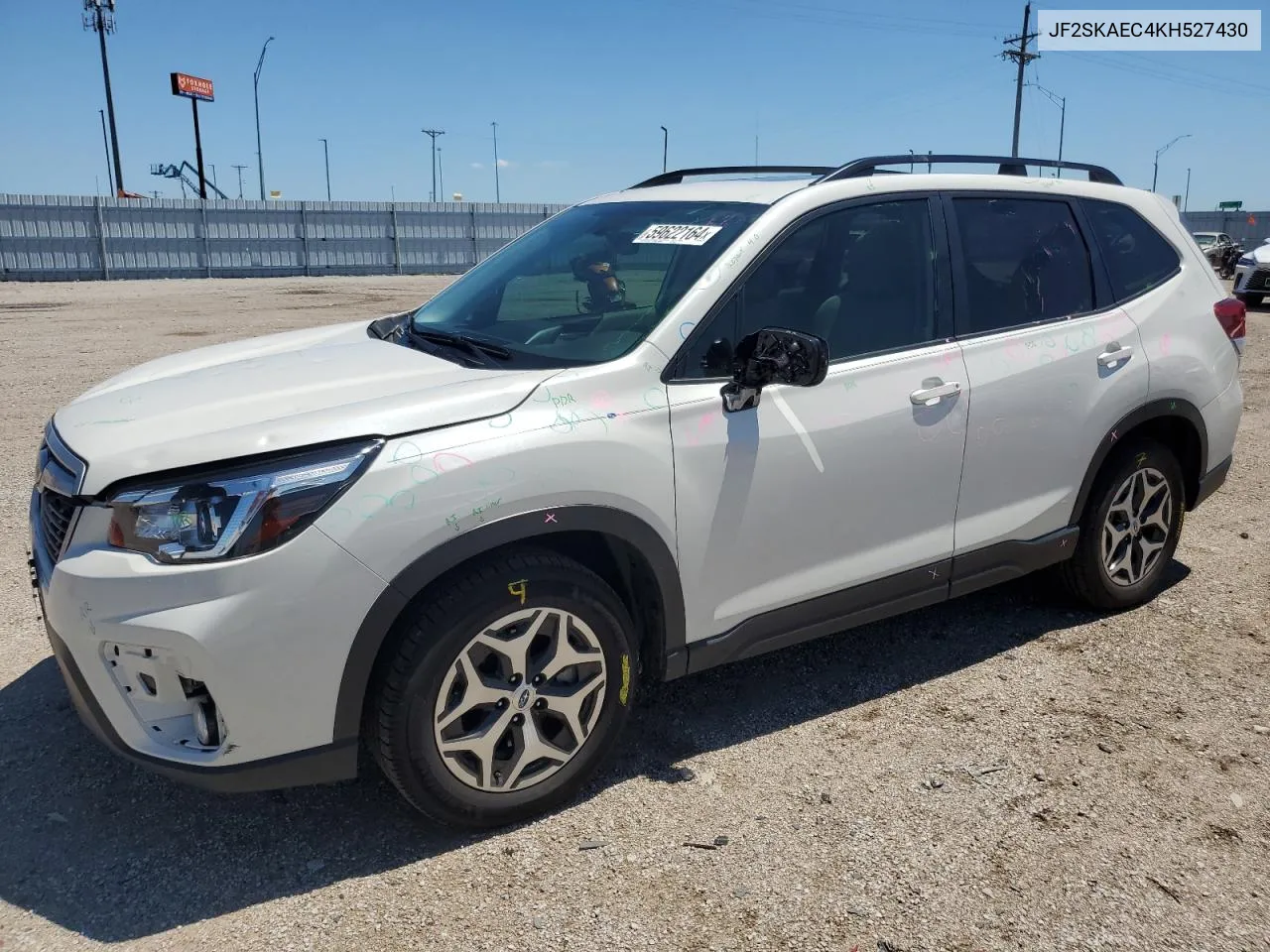 2019 Subaru Forester Premium VIN: JF2SKAEC4KH527430 Lot: 59622164