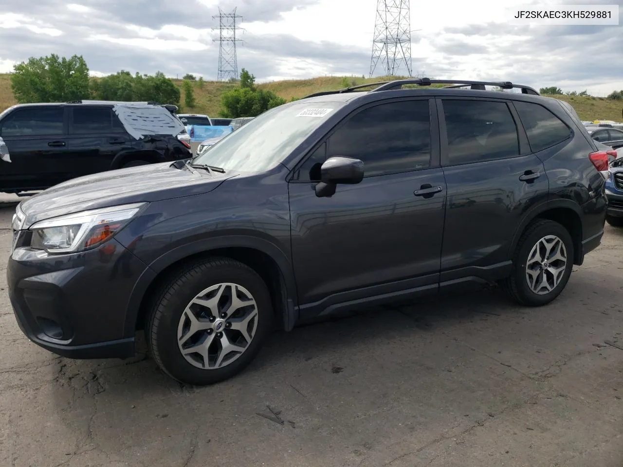 2019 Subaru Forester Premium VIN: JF2SKAEC3KH529881 Lot: 60332404