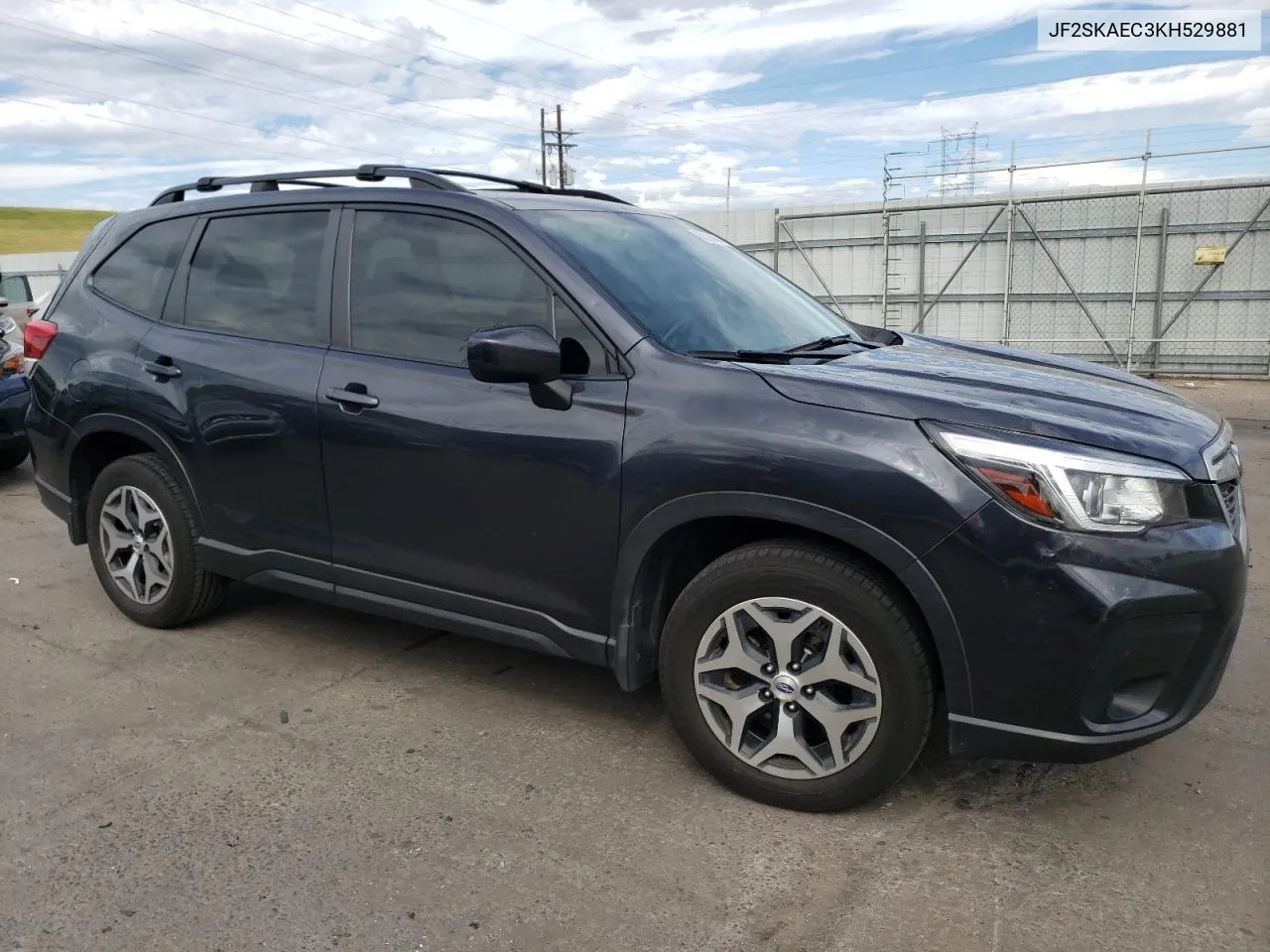 2019 Subaru Forester Premium VIN: JF2SKAEC3KH529881 Lot: 60332404