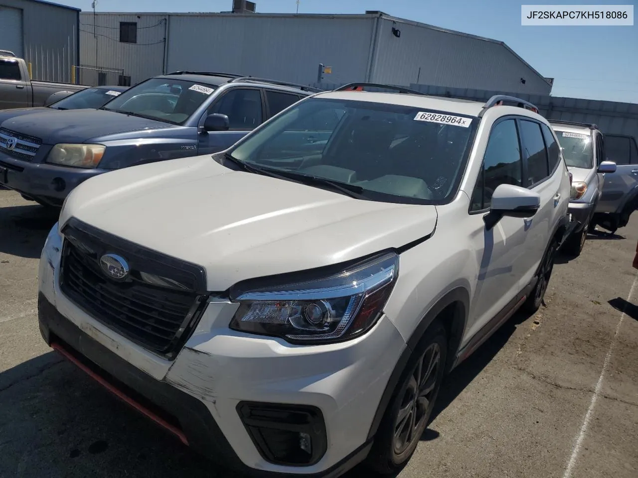 JF2SKAPC7KH518086 2019 Subaru Forester Sport