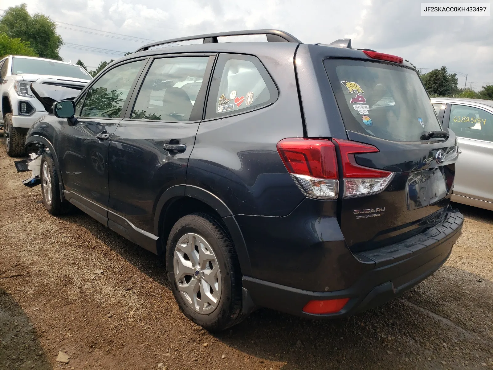 2019 Subaru Forester VIN: JF2SKACC0KH433497 Lot: 64291444