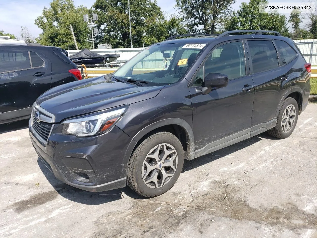 2019 Subaru Forester Premium VIN: JF2SKAEC3KH535342 Lot: 68374824