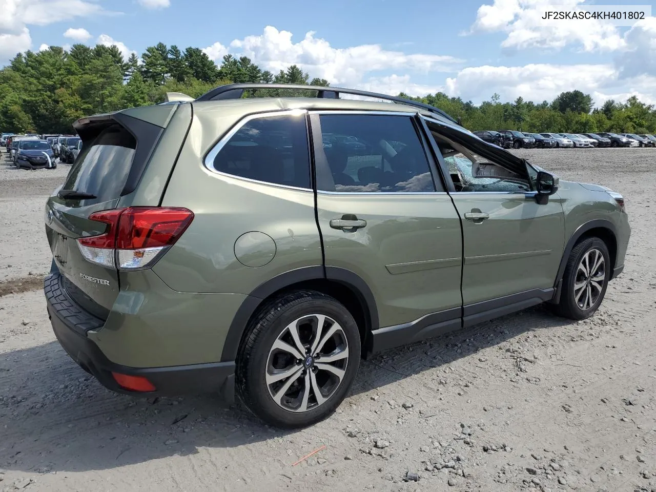 2019 Subaru Forester Limited VIN: JF2SKASC4KH401802 Lot: 68864184