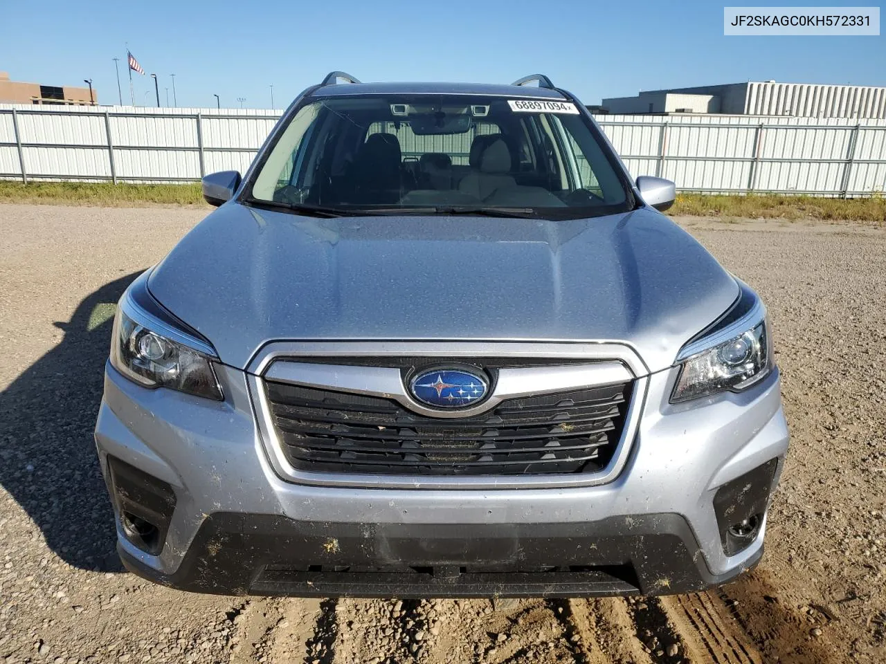 2019 Subaru Forester Premium VIN: JF2SKAGC0KH572331 Lot: 68897094