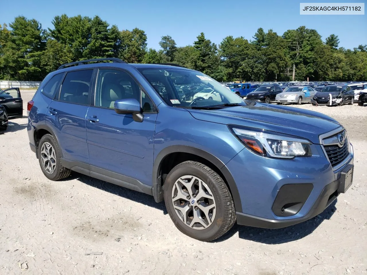 2019 Subaru Forester Premium VIN: JF2SKAGC4KH571182 Lot: 69160004