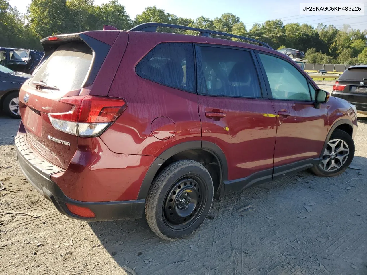 2019 Subaru Forester Premium VIN: JF2SKAGC5KH483225 Lot: 69183924