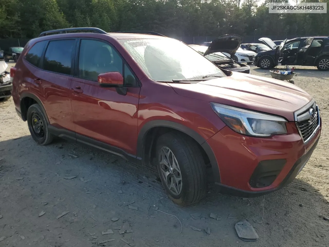 2019 Subaru Forester Premium VIN: JF2SKAGC5KH483225 Lot: 69183924