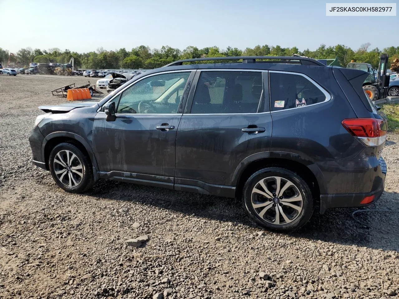 2019 Subaru Forester Limited VIN: JF2SKASC0KH582977 Lot: 69683684