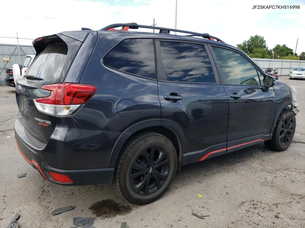 2019 Subaru Forester Sport VIN: JF2SKAPC7KH516998 Lot: 70022294