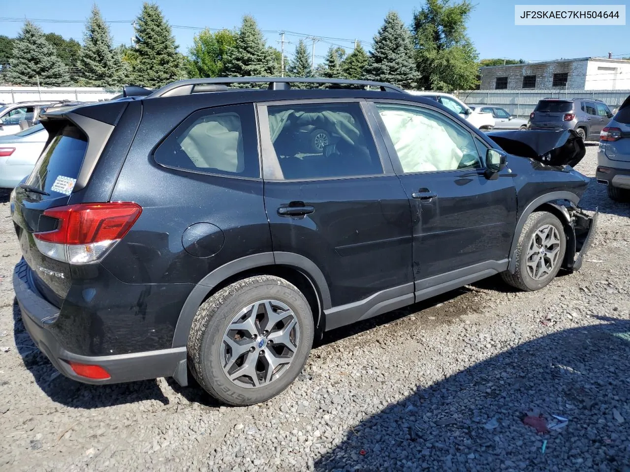 2019 Subaru Forester Premium VIN: JF2SKAEC7KH504644 Lot: 70260284