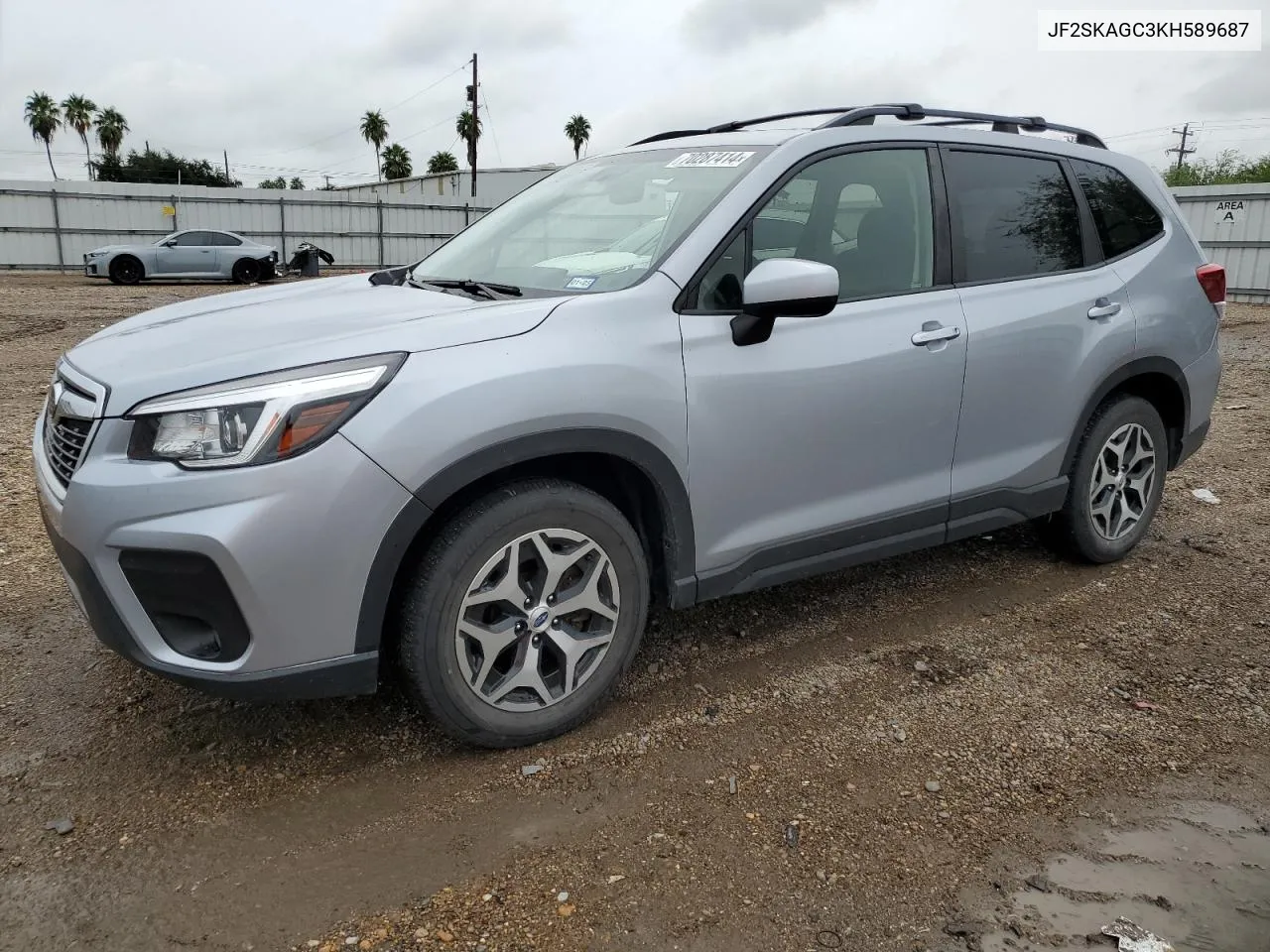 2019 Subaru Forester Premium VIN: JF2SKAGC3KH589687 Lot: 70287414