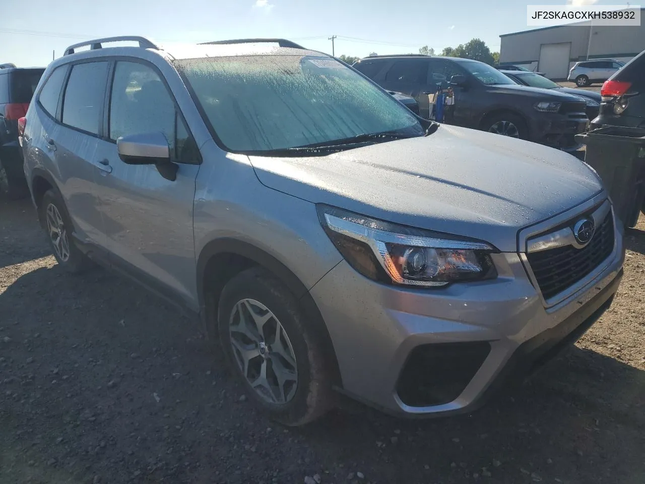 JF2SKAGCXKH538932 2019 Subaru Forester Premium