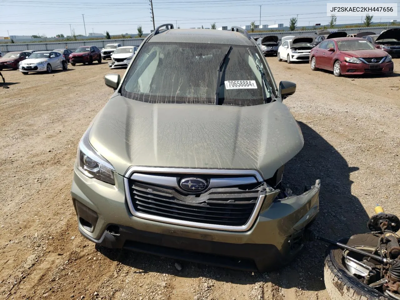 2019 Subaru Forester Premium VIN: JF2SKAEC2KH447656 Lot: 70658884