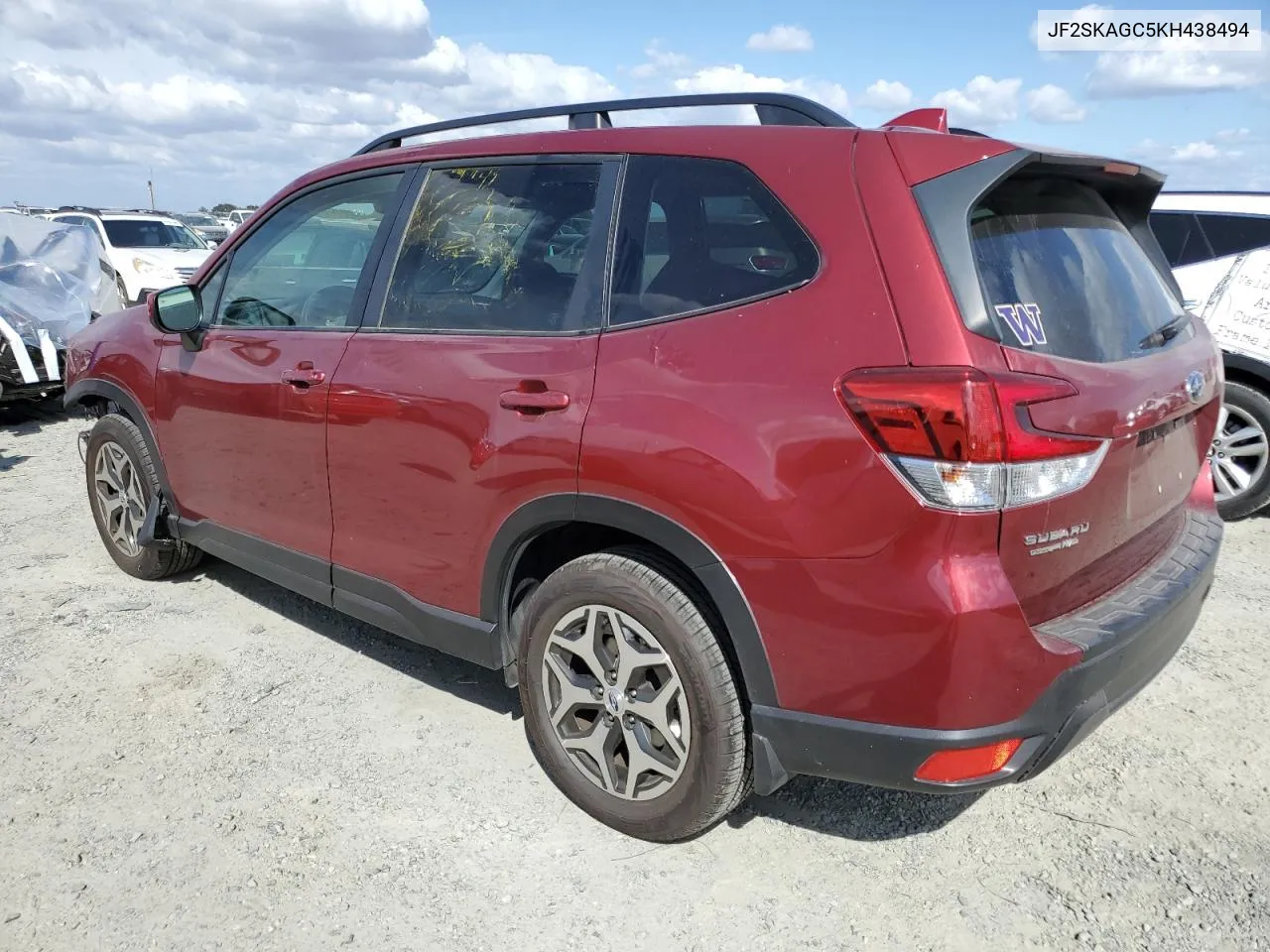 2019 Subaru Forester Premium VIN: JF2SKAGC5KH438494 Lot: 71461184