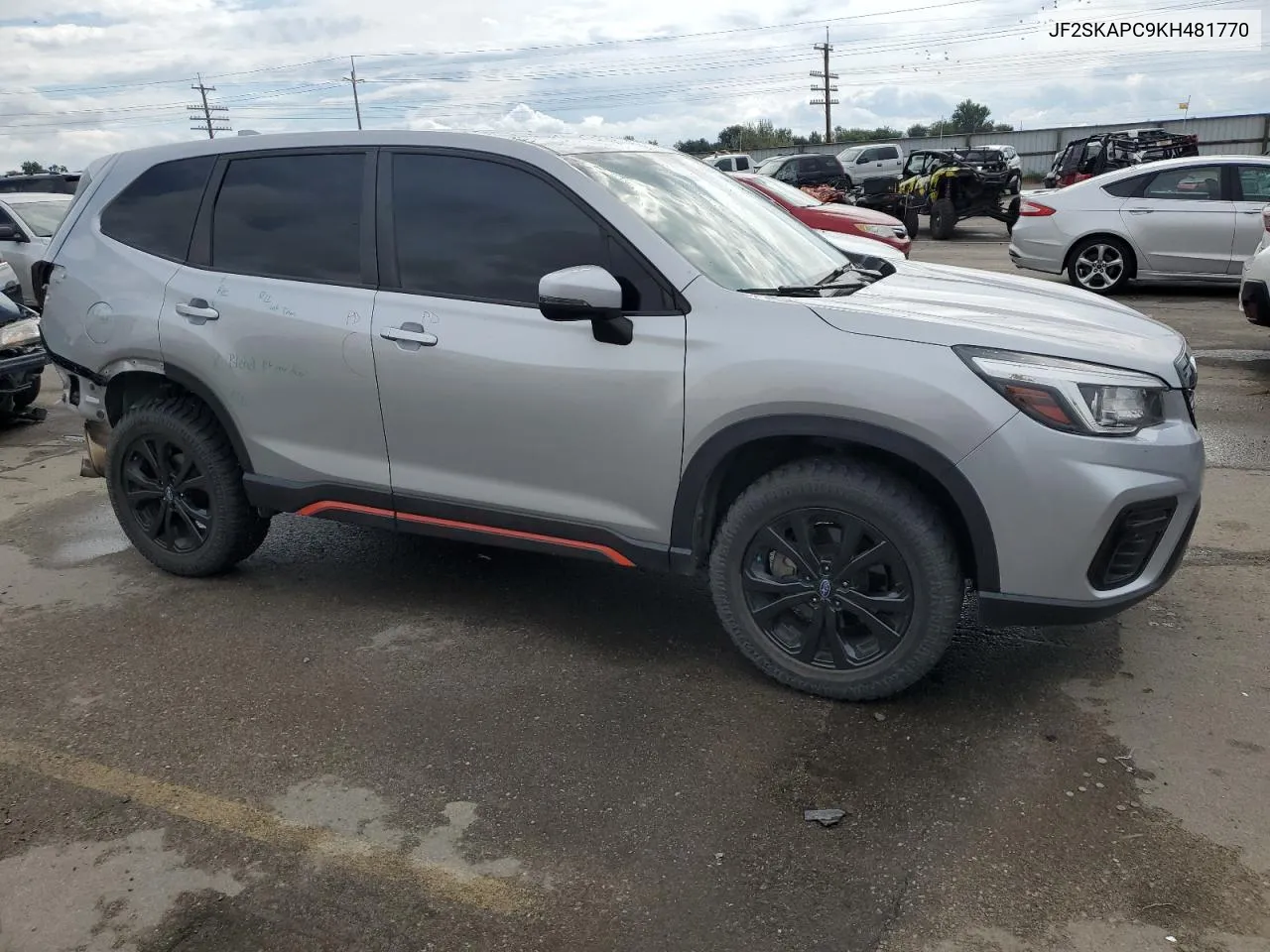 JF2SKAPC9KH481770 2019 Subaru Forester Sport