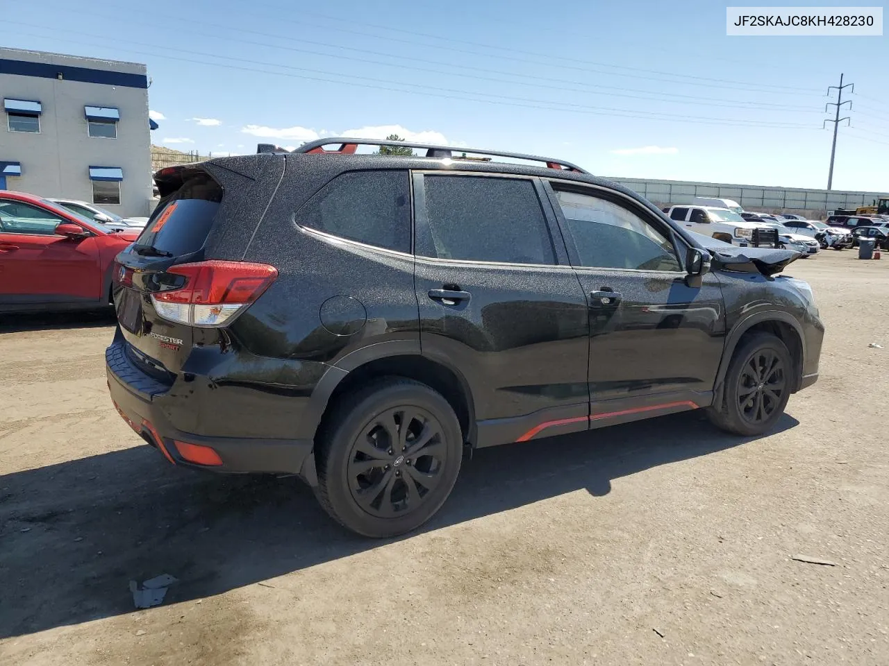 JF2SKAJC8KH428230 2019 Subaru Forester Sport