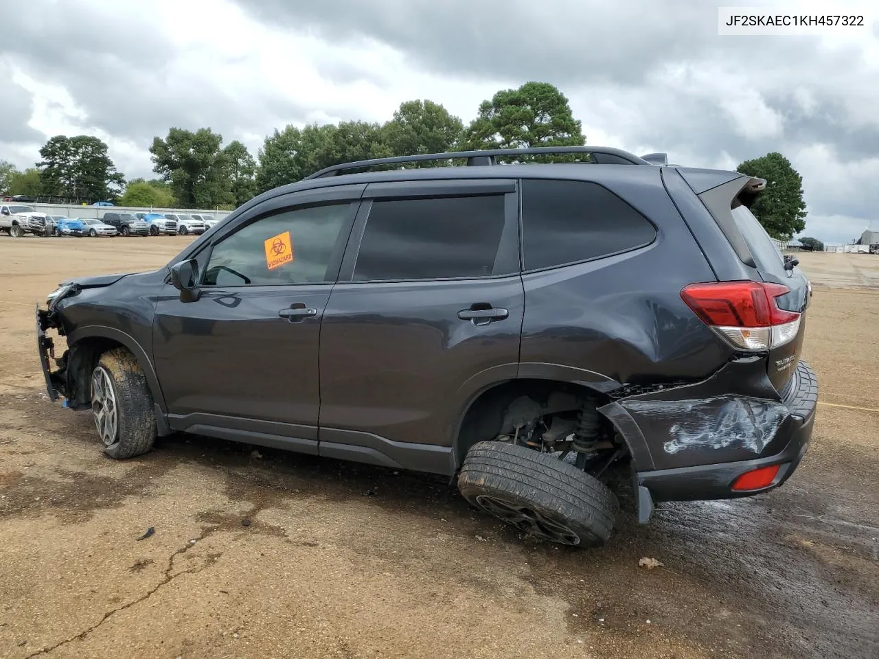 2019 Subaru Forester Premium VIN: JF2SKAEC1KH457322 Lot: 71498344