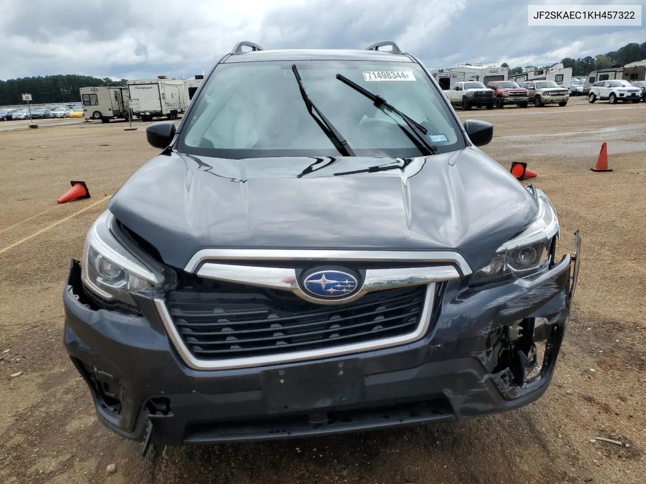 2019 Subaru Forester Premium VIN: JF2SKAEC1KH457322 Lot: 71498344