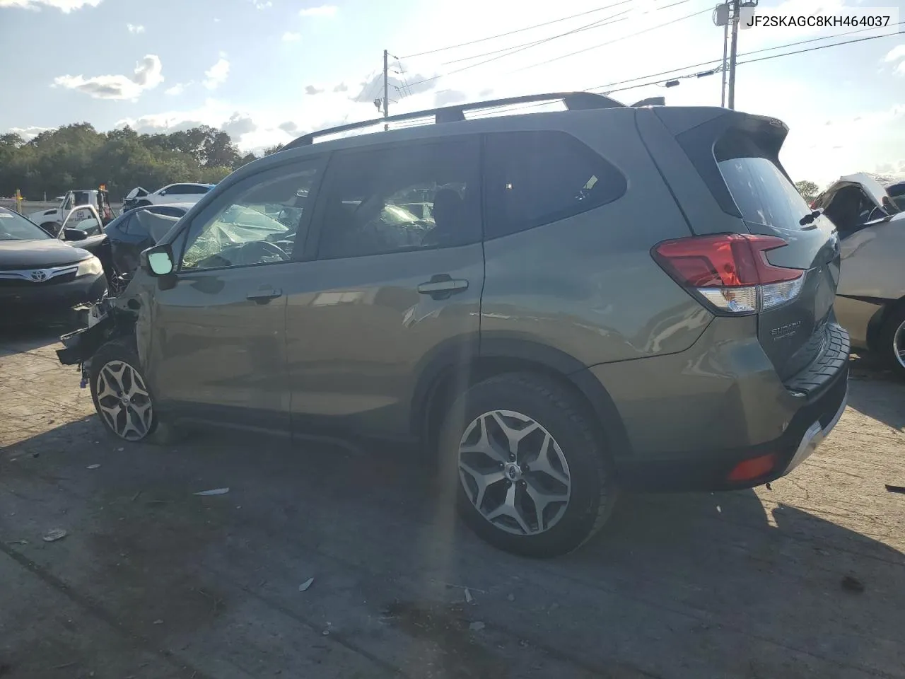 2019 Subaru Forester Premium VIN: JF2SKAGC8KH464037 Lot: 71814684