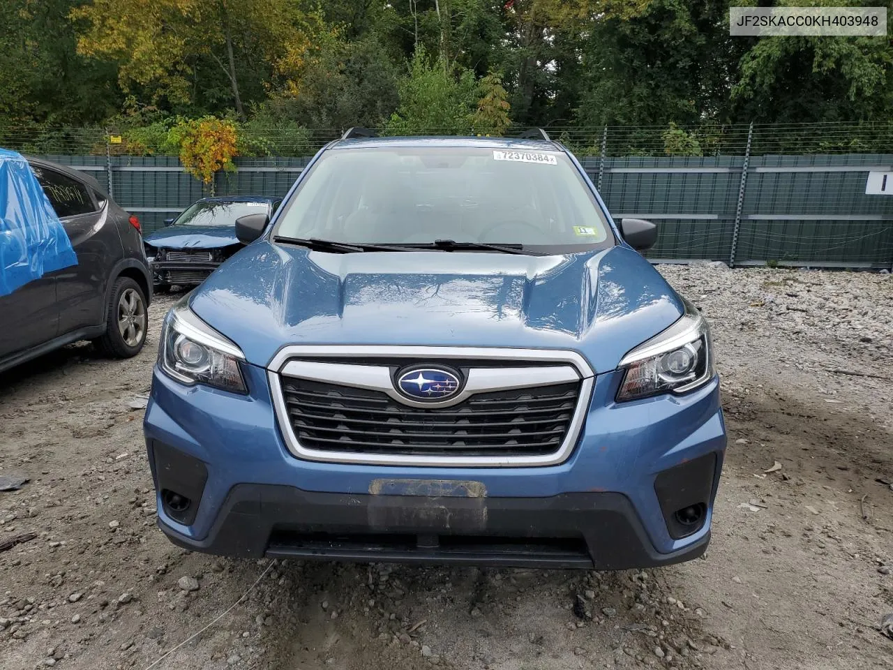 2019 Subaru Forester VIN: JF2SKACC0KH403948 Lot: 72370384