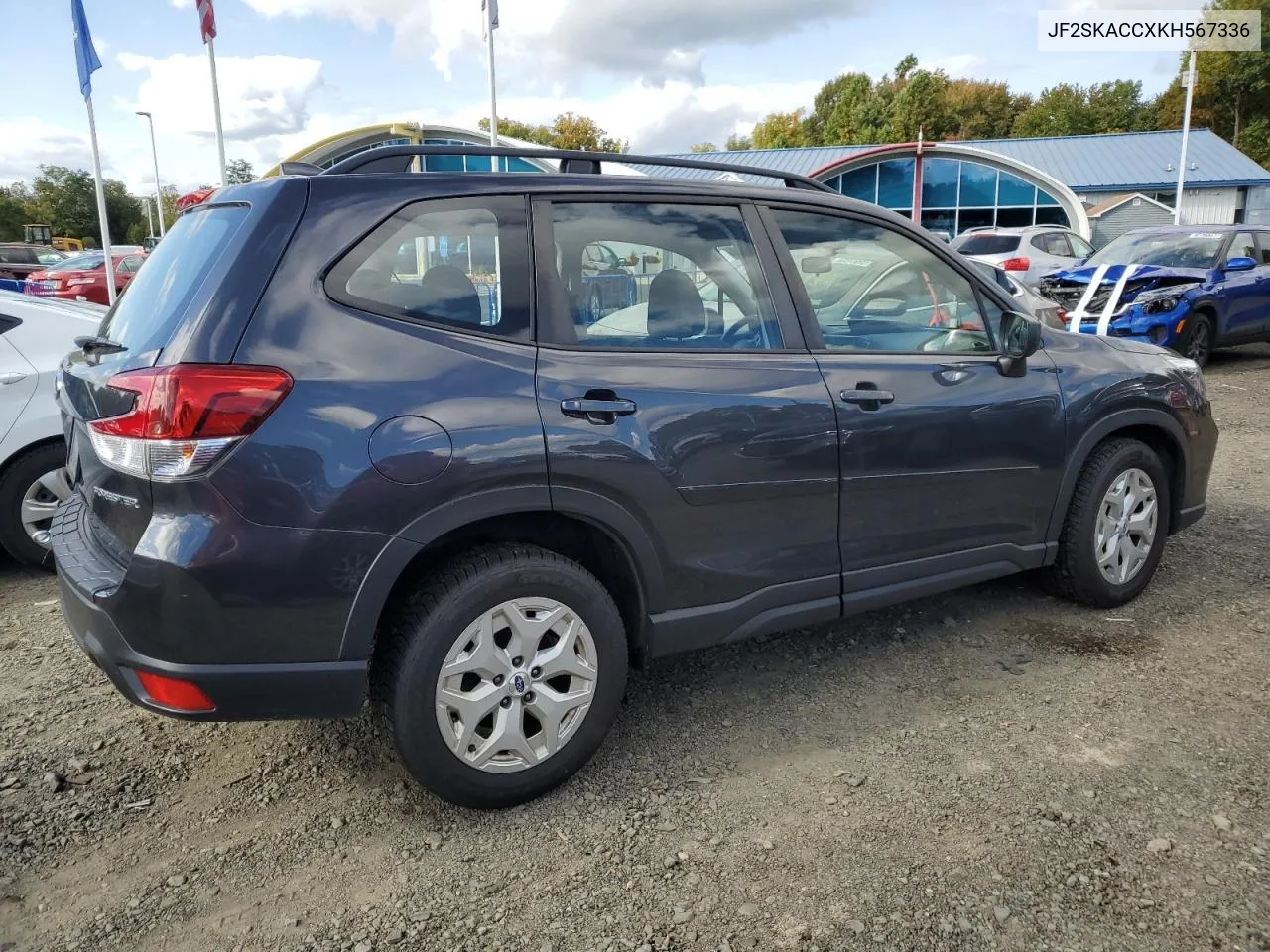 2019 Subaru Forester VIN: JF2SKACCXKH567336 Lot: 72421164