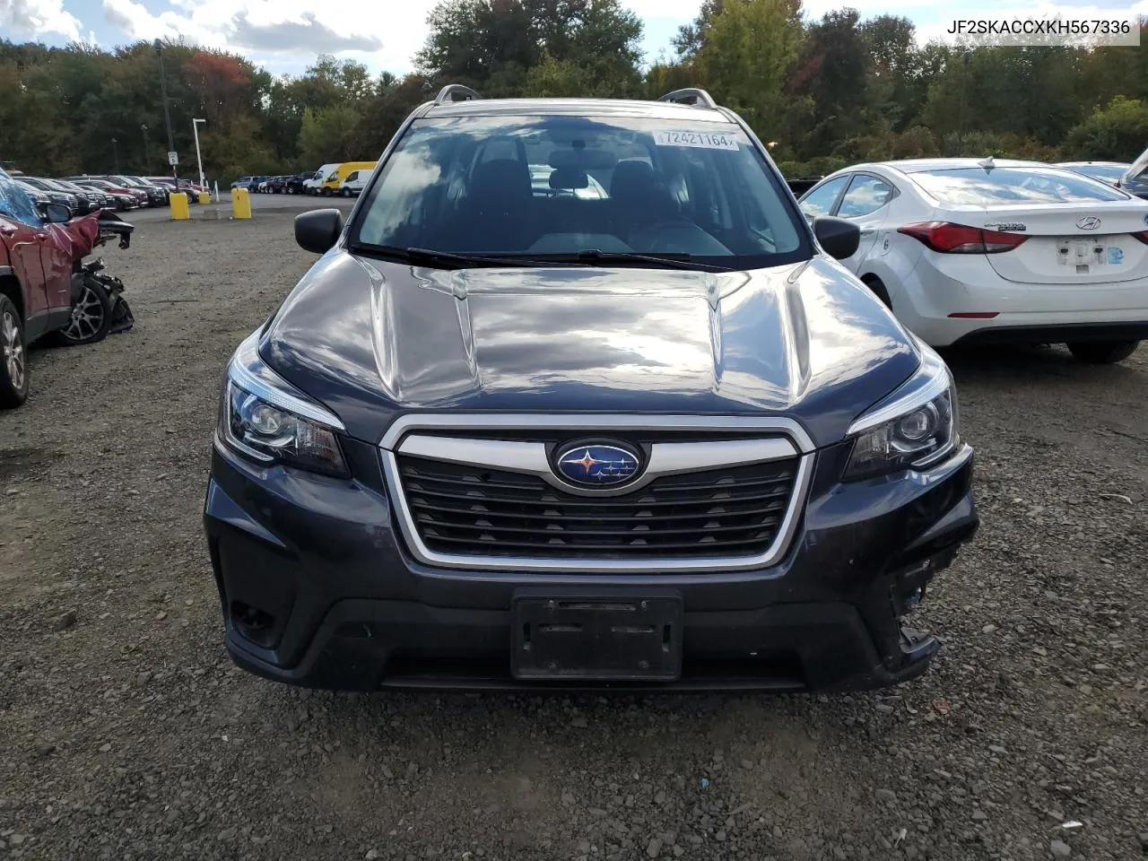 2019 Subaru Forester VIN: JF2SKACCXKH567336 Lot: 72421164