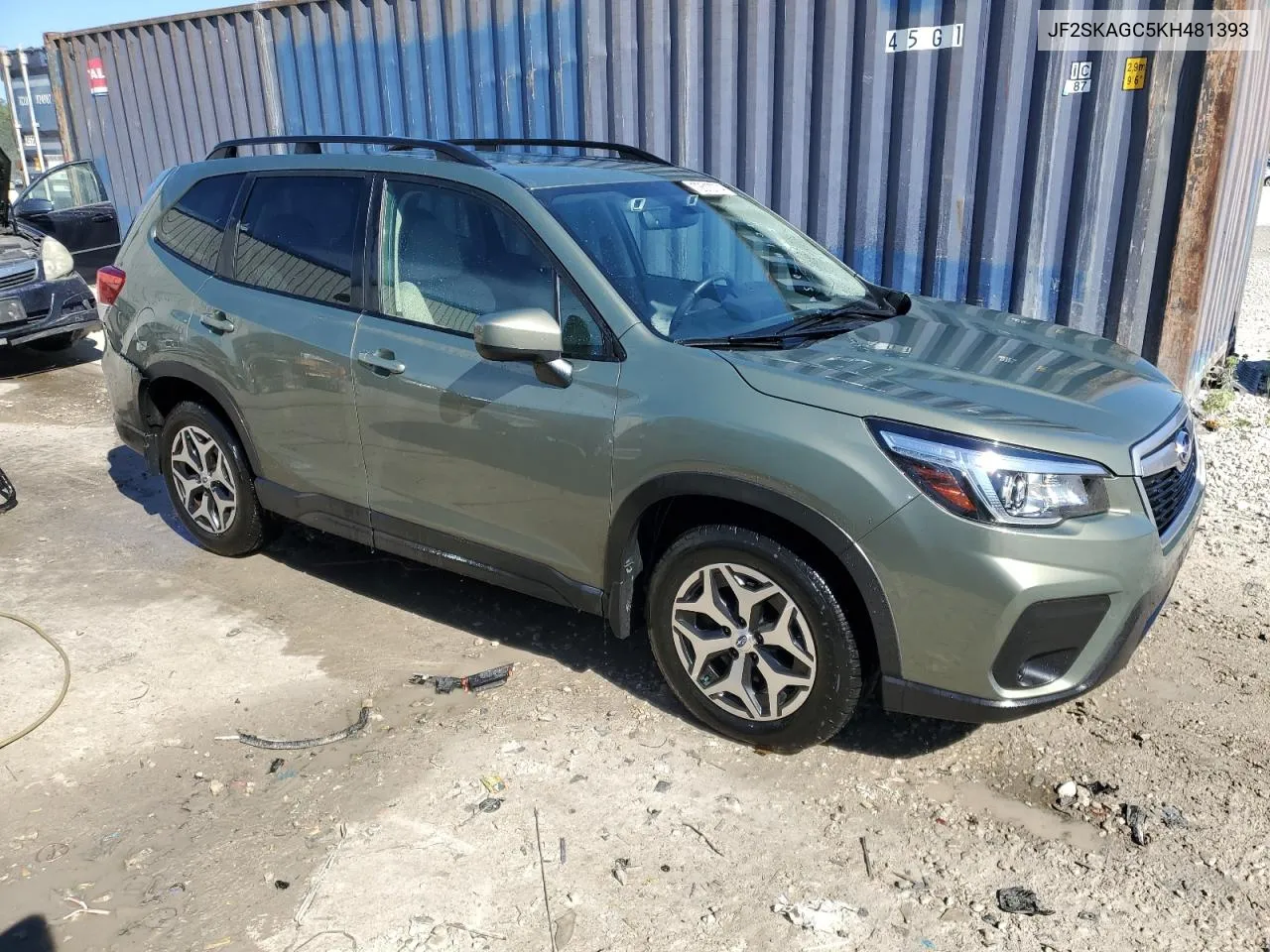 2019 Subaru Forester Premium VIN: JF2SKAGC5KH481393 Lot: 72513774