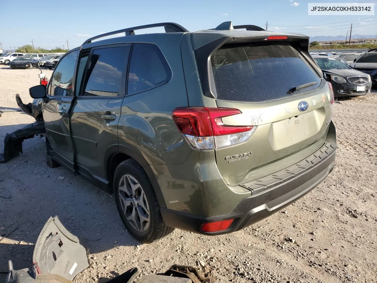 JF2SKAGC0KH533142 2019 Subaru Forester Premium