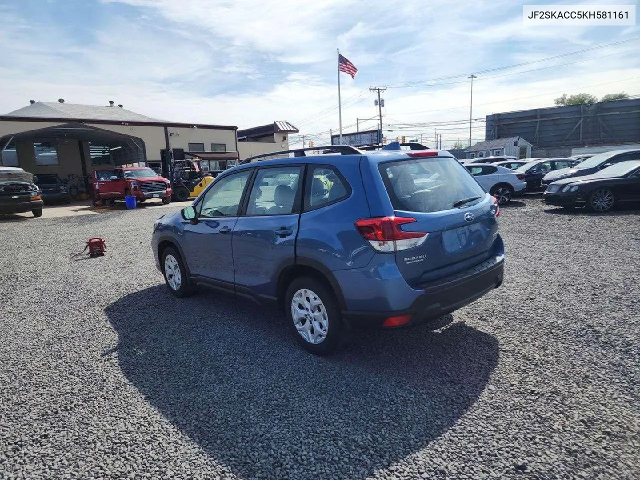 2019 Subaru Forester VIN: JF2SKACC5KH581161 Lot: 73485324