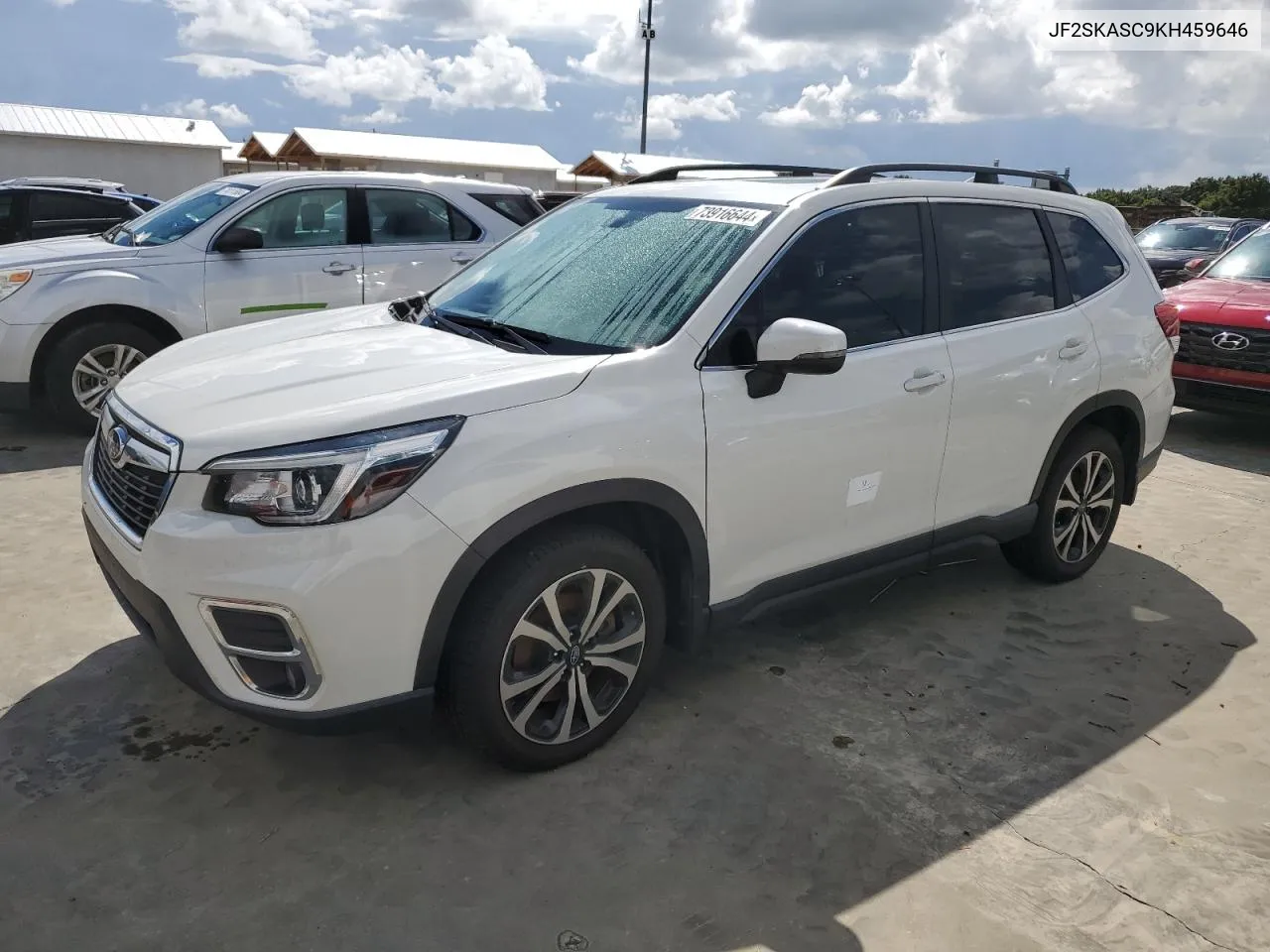 2019 Subaru Forester Limited VIN: JF2SKASC9KH459646 Lot: 73916644