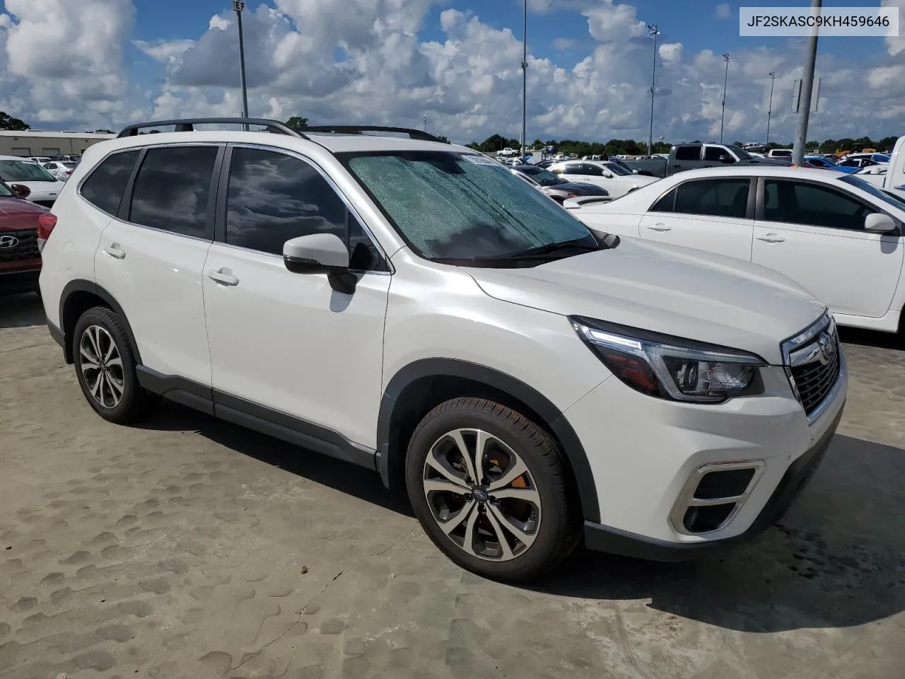 JF2SKASC9KH459646 2019 Subaru Forester Limited