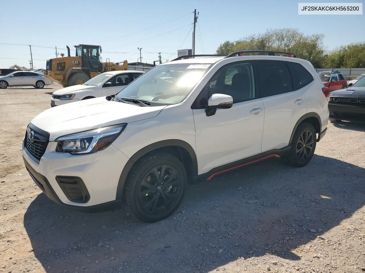 2019 Subaru Forester Sport VIN: JF2SKAKC6KH565200 Lot: 73959554