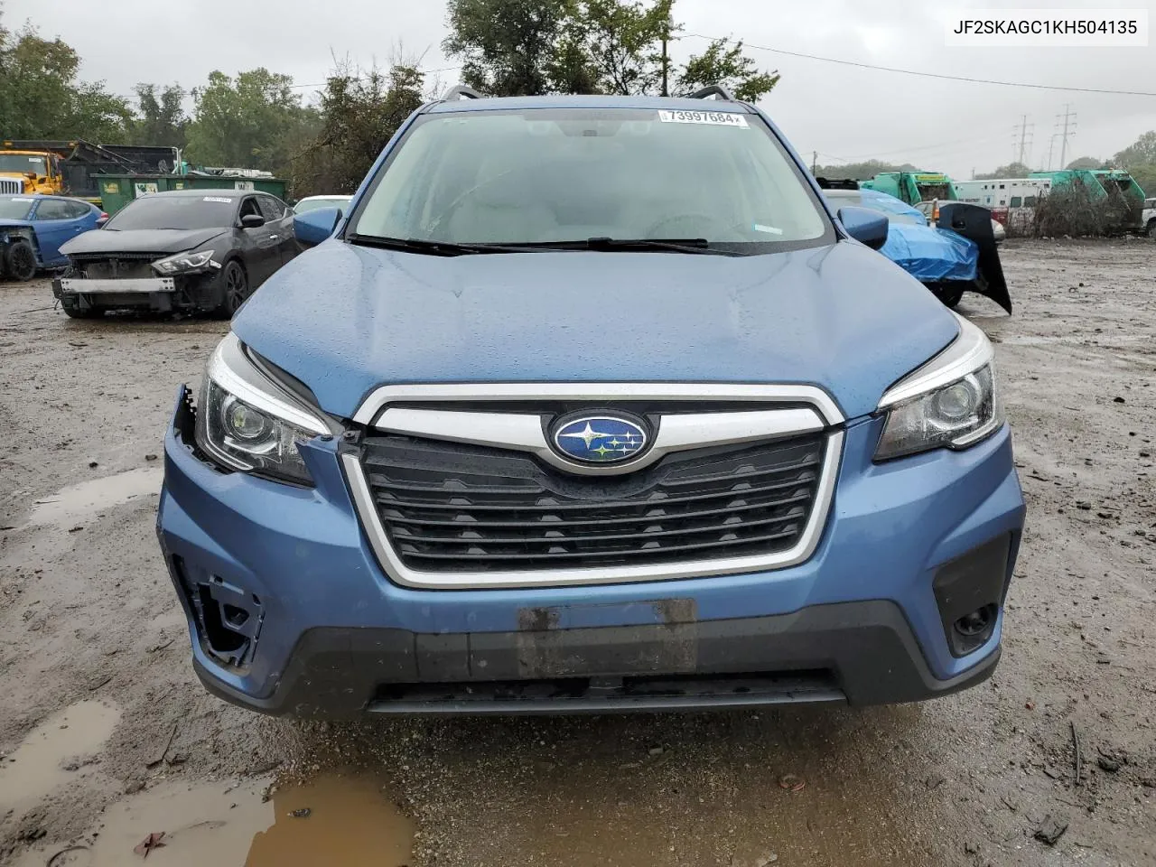 2019 Subaru Forester Premium VIN: JF2SKAGC1KH504135 Lot: 73997684