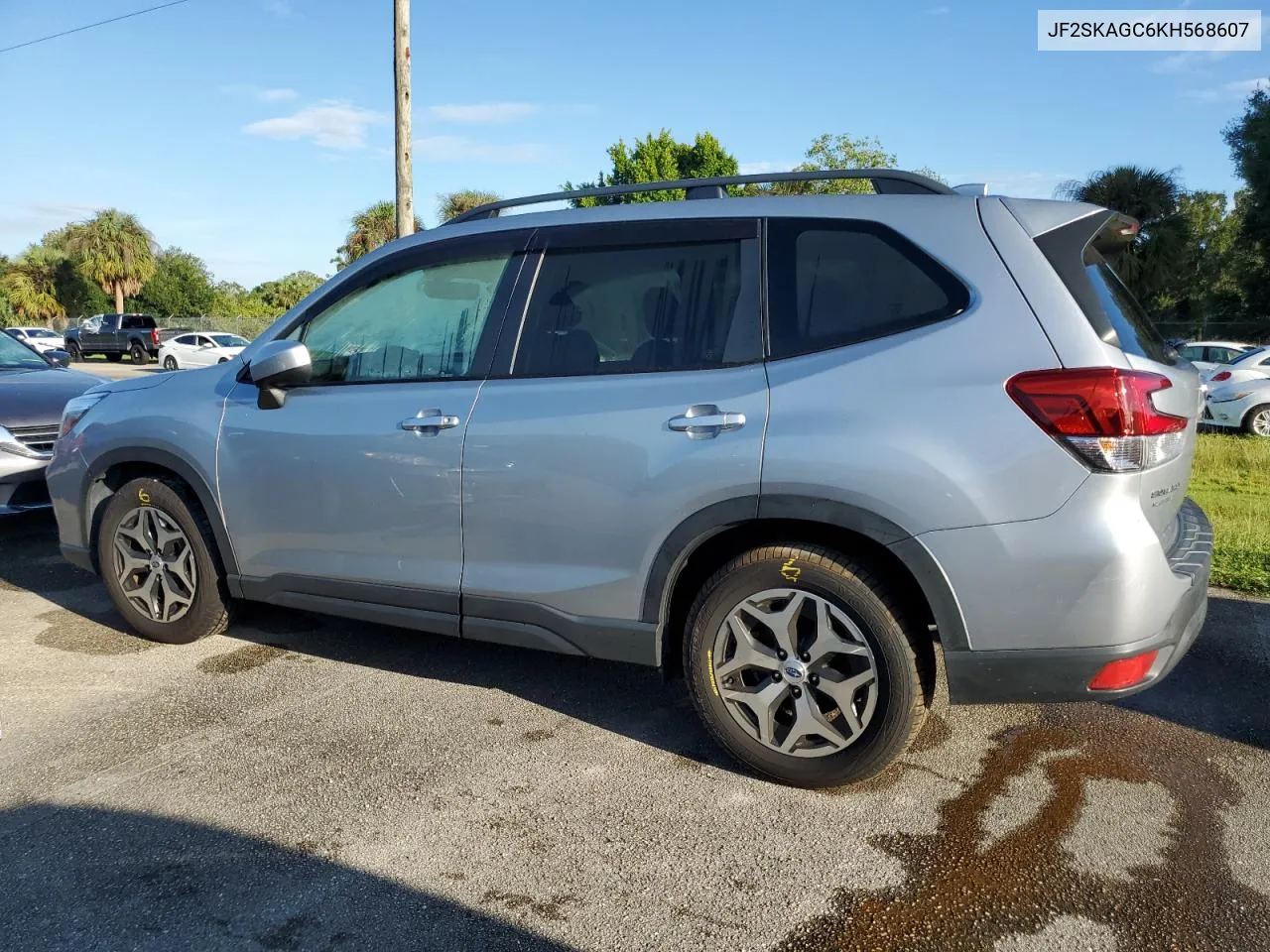 2019 Subaru Forester Premium VIN: JF2SKAGC6KH568607 Lot: 74091314