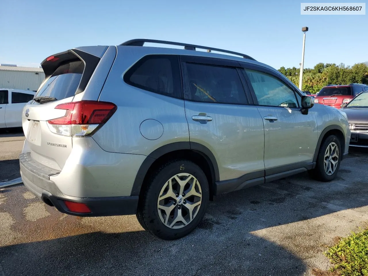 2019 Subaru Forester Premium VIN: JF2SKAGC6KH568607 Lot: 74091314