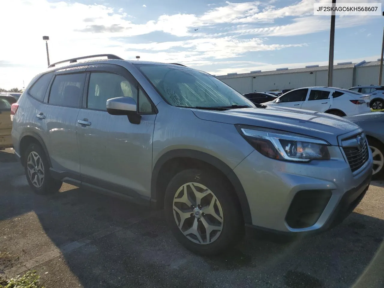 2019 Subaru Forester Premium VIN: JF2SKAGC6KH568607 Lot: 74091314