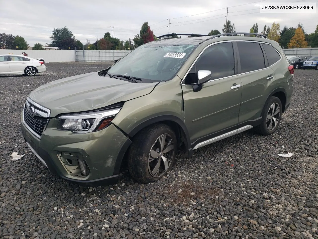 2019 Subaru Forester Touring VIN: JF2SKAWC8KH523069 Lot: 74336634