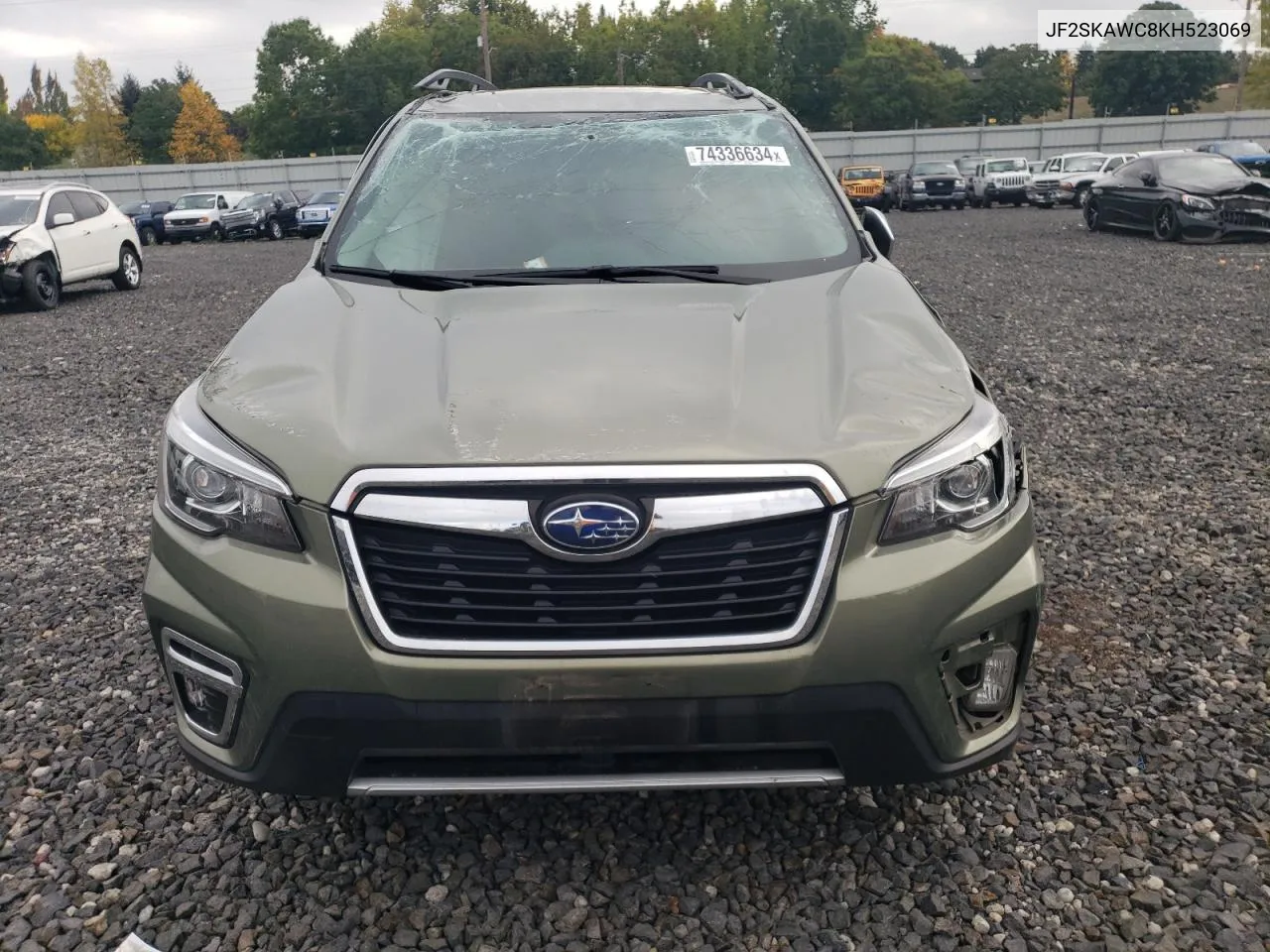 2019 Subaru Forester Touring VIN: JF2SKAWC8KH523069 Lot: 74336634