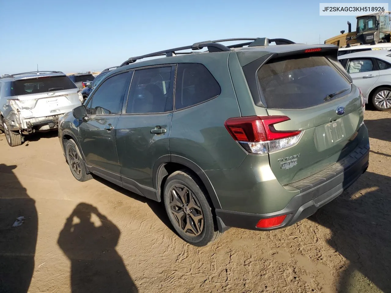 2019 Subaru Forester Premium VIN: JF2SKAGC3KH518926 Lot: 74357294