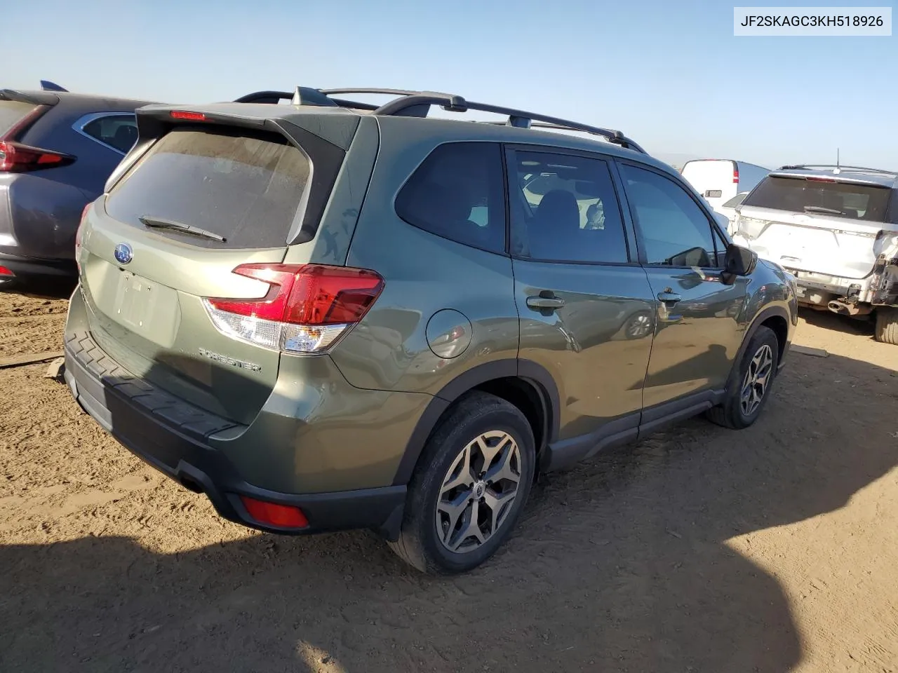 2019 Subaru Forester Premium VIN: JF2SKAGC3KH518926 Lot: 74357294